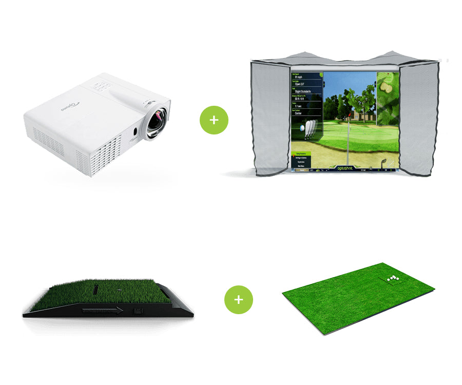 Simulador Optishot con Red - Golf In A Box Pro